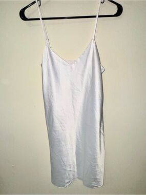 Le Rose Stories Bridal Silky White Slip Chemise